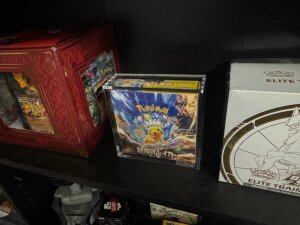Evoretro Acryl Display Case für Pokemon Große Japanische Booster Box