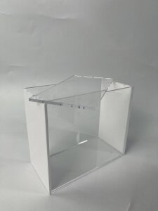 Evoretro Magnetische Acryl Display Case für ETB mit farbigen Seiten - Weiß