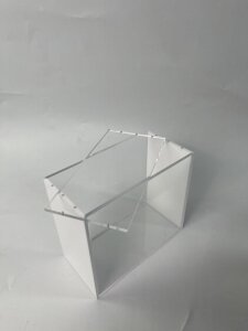 Evoretro Magnetische Acryl Display Case für ETB mit farbigen Seiten - Weiß