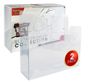 Evoretro PET Gehäuse 2er-Pack für Pokemon 151...