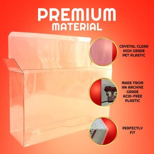 Evoretro PET Gehäuse 2er-Pack für Pokemon 151 Karmesin & Purpur Ultra-Premium-Kollektion Box