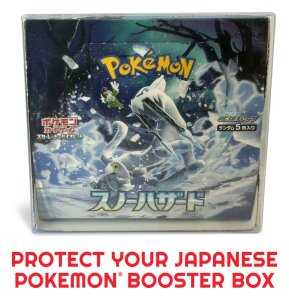 Evoretro PET Gehäuse 5er-Pack für Pokemon Japanische Booster Box Groß