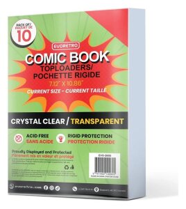 Evoretro Toploader für Comics 10er-Pack Current