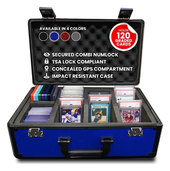 Evoretro Trading Card Aufbewahrungsbox für 120 Karten XL Blau