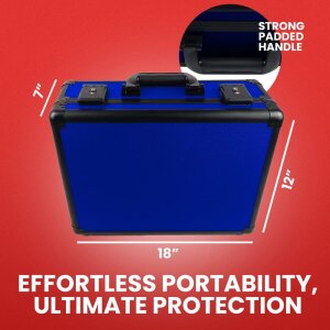 Evoretro Trading Card Aufbewahrungsbox für 120 Karten XL Blau