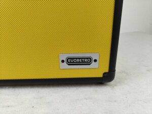 Evoretro Trading Card Aufbewahrungsbox für 90 Karten Gelb