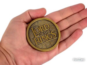 Herr der Ringe Münze mit Display-Ständer Die Gefährten