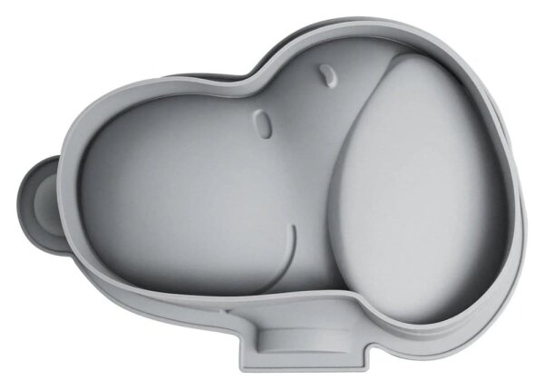 Peanuts Silikon-Backform Snoopy grau