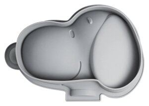 Peanuts Silikon-Backform Snoopy grau