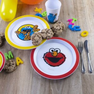 Sesamstraße Teller Vintage Kids 2er-Pack 22 cm