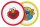 Sesamstraße Teller Vintage Kids 2er-Pack 22 cm