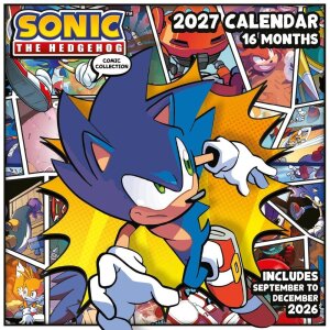 Sonic the Hedgehog (2027) Quadratischer Kalender 30 x 30 cm