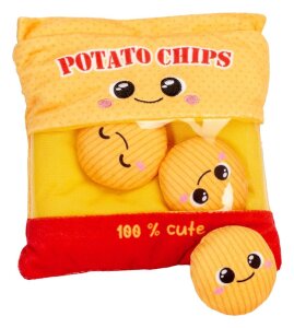 Squeezlings Plüschfigur Snackbag 3er-Pack Display (6)