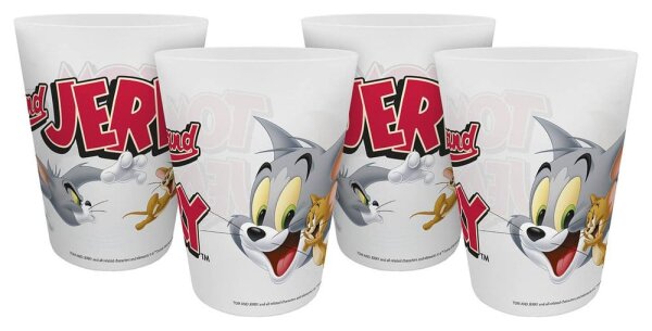Tom & Jerry Trinkbecher 4er-Pack 300 ml