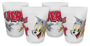 Tom & Jerry Trinkbecher 4er-Pack 300 ml