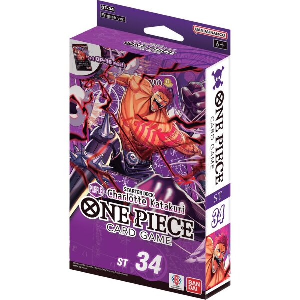 One Piece TCG Card Game ST34 EN - Charlotte Katakuri - Starter Deck Lila