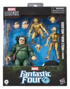 Fantastic Four Marvel Legends Actionfiguren 3er-Pack Marvels Mole Man & Moloids 15 cm