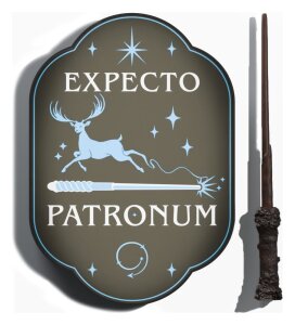 Harry Potter Lampe Expecto Patronum 17 cm