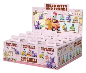 Sanrio Zoom Hero Rückzug-Fahrzeuge mit Figuren Hello...