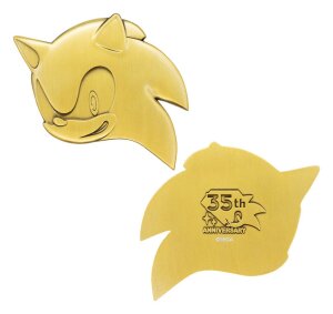 Sonic the Hedgehog Medaillen-Set 35th Anniversary Then...