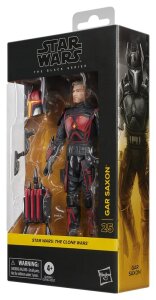 Star Wars: The Clone Wars Black Series Actionfigur Gar Saxon 15 cm