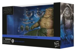 Star Wars: The Mandalorian and Grogu Black Series Actionfigur Rotta the Hutt 17 cm
