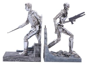 Terminator 2 Buchstützen T-1000 vs T-800 19 cm