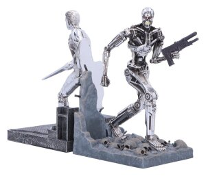 Terminator 2 Buchstützen T-1000 vs T-800 19 cm