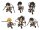 Attack on Titan Tobimas Minifiguren 6er-Pack (with gift)