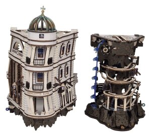 Harry Potter 3D-Holzpuzzle Gringotts Bank Murmelbahn