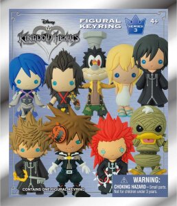Kingdom Hearts 3D PVC-Taschenanhänger Series 3 Display (24)
