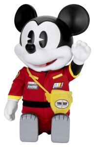 Mickey and Friends Vinyl Spardose SYAKING-BANG!! Functional Figurine Race Car Micky 48 cm