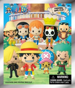 One Piece 3D PVC-Taschenanhänger Serie 1 Display (24)