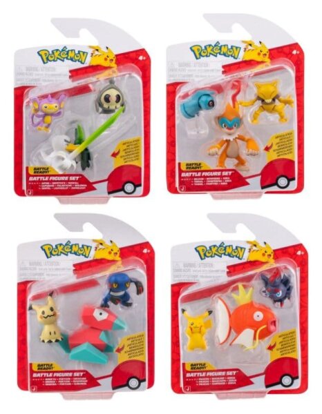 Pokemon Battle Figure Actionfiguren 3er Pack ver. 25 Sortiment (4)