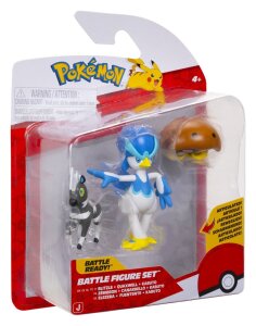 Pokemon Battle Figure Actionfiguren 3er-Pack Elezeba, Kabuto & Fuentente