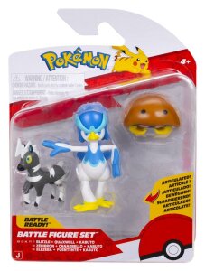 Pokemon Battle Figure Actionfiguren 3er-Pack Elezeba, Kabuto & Fuentente