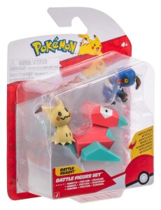 Pokemon Battle Figure Actionfiguren 3er-Pack Mimigma,...