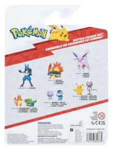 Pokemon Battle Figure Actionfiguren 3er-Pack Schiggy, Gruff & Blubella