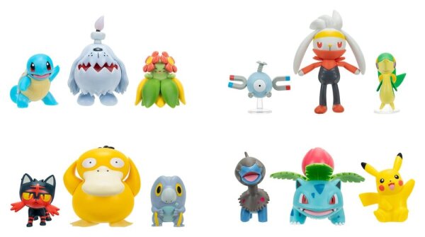 Pokemon Battle Figure Actionfiguren 3er-Pack ver. 29 Sortiment (4)