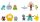 Pokemon Battle Figure Actionfiguren 3er-Pack ver. 29 Sortiment (4)