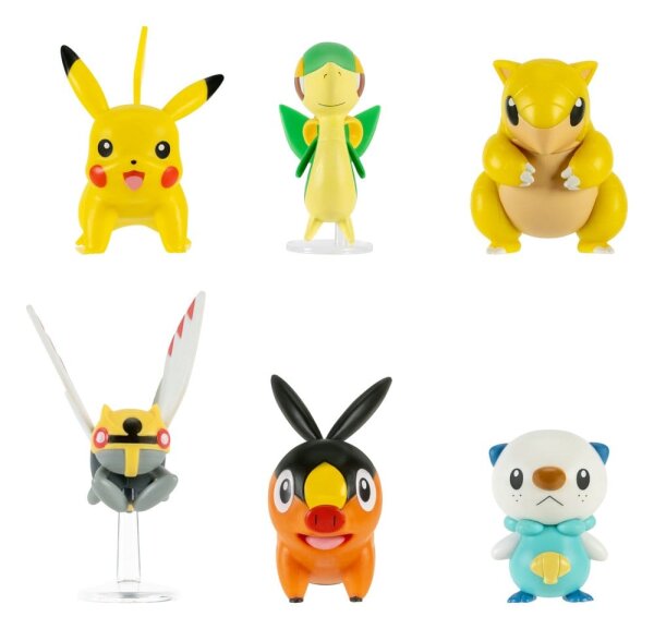 Pokemon Battle Figure Actionfiguren 6er-Pack