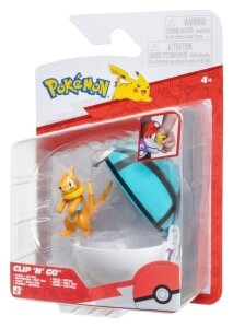 Pokemon Clip n Go Actionfigur Bamelin & Netzball