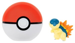 Pokemon Clip n Go Actionfigur Feurigel & Pokéball