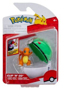 Pokemon Clip n Go Actionfigur Glumanda & Freundesball
