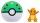 Pokemon Clip n Go Actionfigur Glumanda & Freundesball