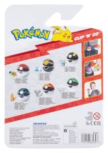 Pokemon Clip n Go Actionfigur Sheinux & Ultraball