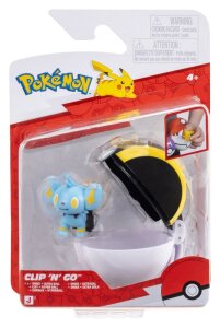 Pokemon Clip n Go Actionfigur Sheinux & Ultraball