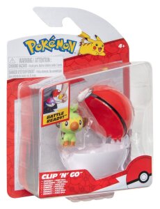 Pokemon Clip n Go Actionfigur Wave 21 Chimpep & Pokéball