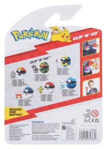 Pokemon Clip n Go Actionfigur Wave 21 Chimpep & Pokéball