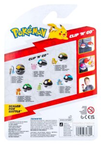 Pokemon Clip n Go Minifiguren Poké Balls ver. 22 Sortiment (6)